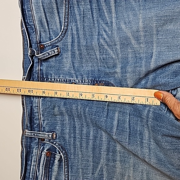 Madewell Cali Demi Boot Jeans Raw Hem Sz 32 - Picture 13 of 16